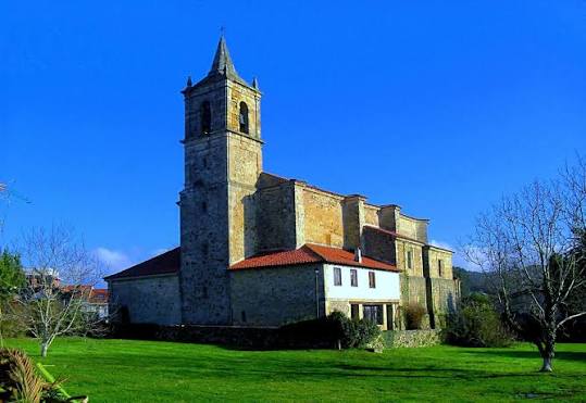 Iglesia de Nuestra Señora de la Asunción en Galizano, en la etapa del Camino de Santiago entre Güemes y Santander